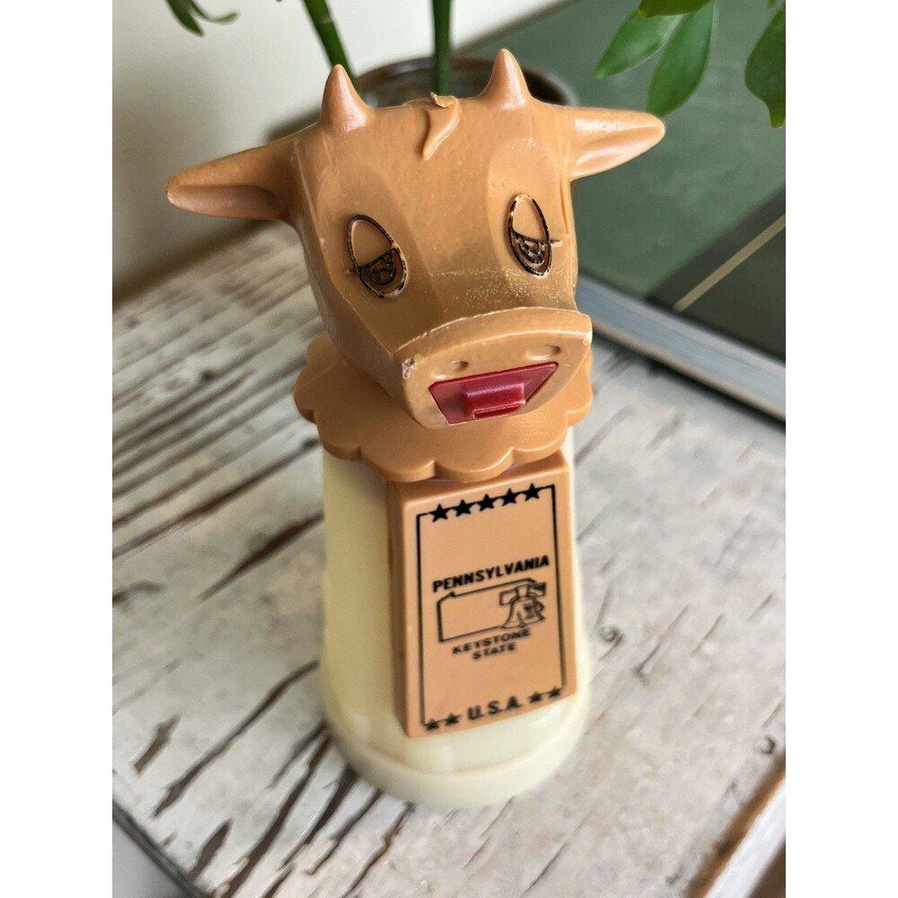 Rare Whirley Industries 1960 - 1970's Moo-Cow Pennsylvania Creamer / Country - Picture 3 of 11